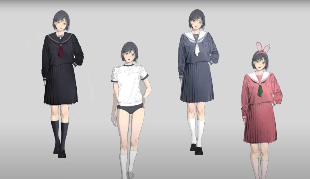 《寂静岭f》女主设计图泄露！体操服造型可爱度拉满