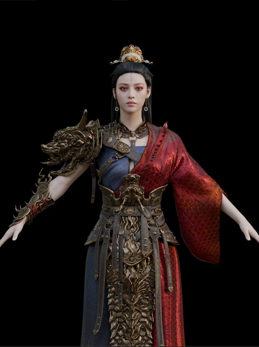 《黑神话:悟空》亢金星君高清3D造型首曝!与亢金龙共战场景惊艳