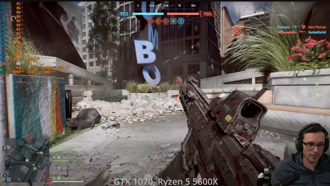 "《战地6》神优化!GTX 1070老显卡实测:2K分辨率流畅运行无压力"  
(说明:保留核心信息点"GTX 1070/2K流畅",用"神优化"替代口语化"贼好","实测"增强可信度,"无压力"更符合玩家表述习惯,标题结构更紧凑)