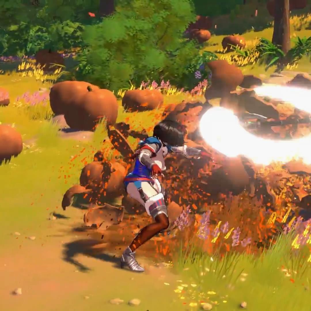 《剑与拖鞋》最新实机演示:火辣公主暴打南瓜怪  
(说明:1.保留原标题核心要素 2.用"实机演示"更符合玩家术语 3."火辣"比"性感"更具游戏圈传播性 4."暴打"强化动作爽感 5.保留反差萌的"南瓜"意象)