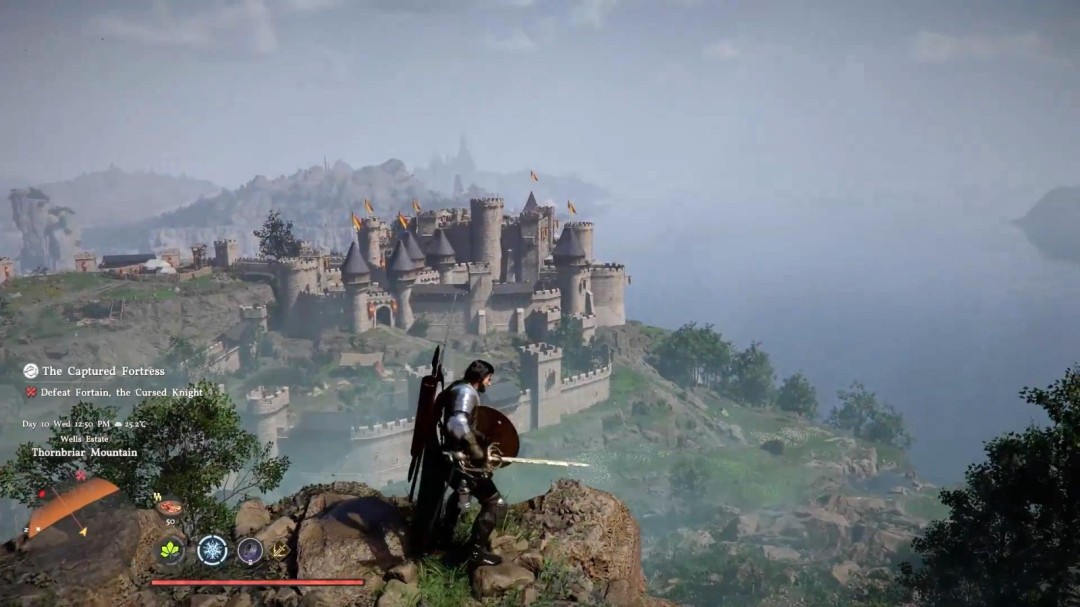 《红色沙漠》新实机演示:从天而降震飞敌人帅炸了!  
(说明:保留原标题核心信息,用"演示"替代"视频"更符合游戏圈用语,"帅炸了"增强玩家向的感染力,短句结构更符合快节奏阅读习惯)