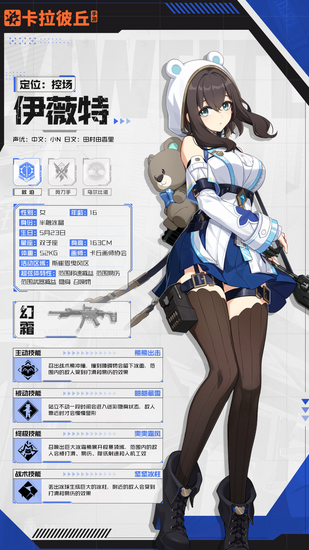 《卡拉彼丘》伊薇特全角色解析图鉴