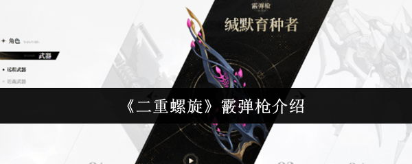 《二重螺旋》霰弹枪详解