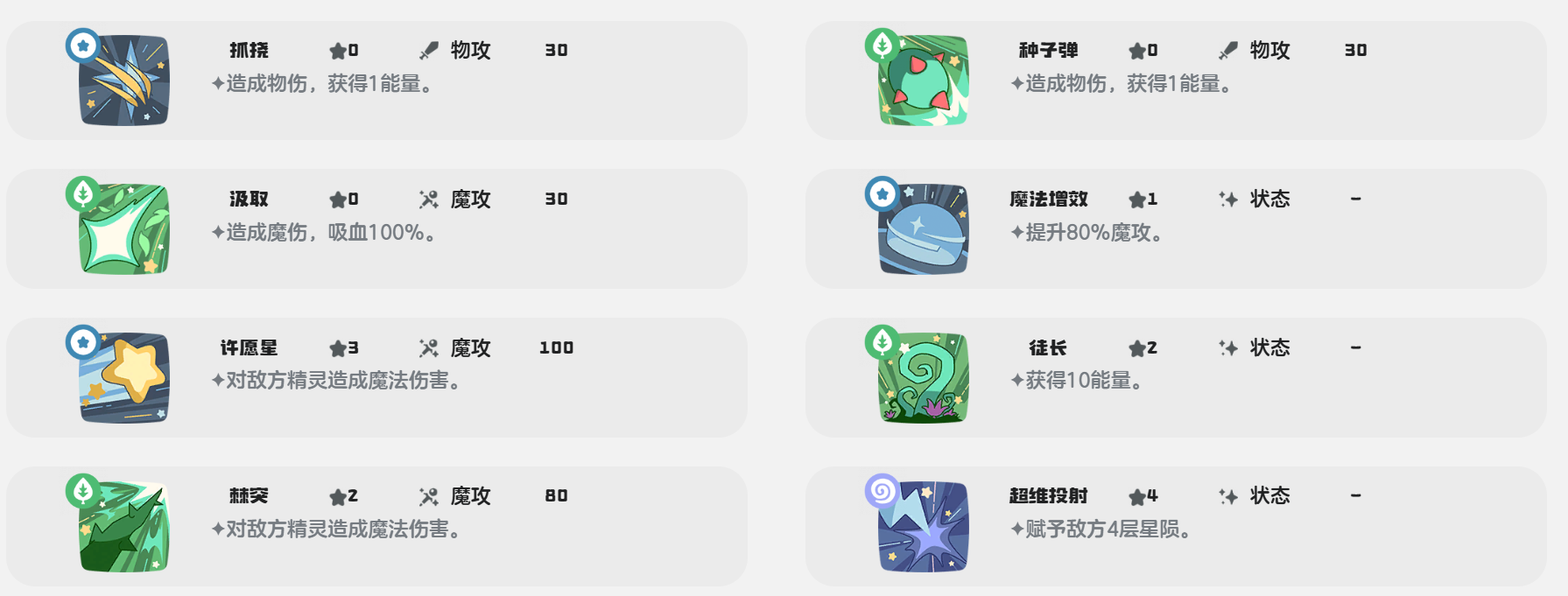 《洛克王国:世界》魔草巫灵技能全解析