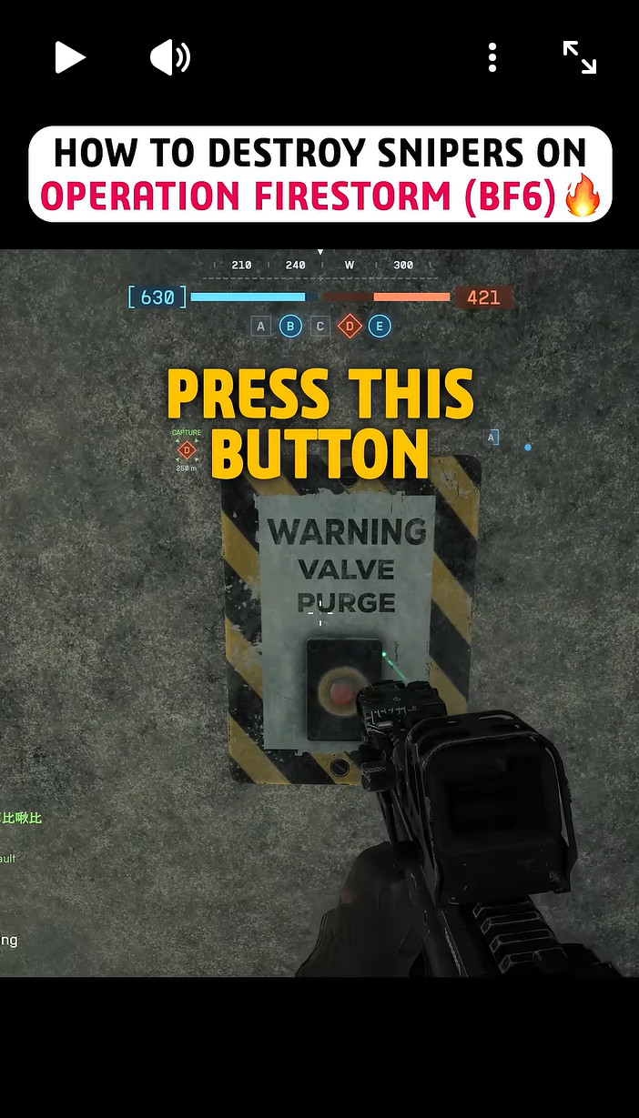 《战地6》火焰风暴地图:高塔狙击手克星,一学就会的实战技巧!