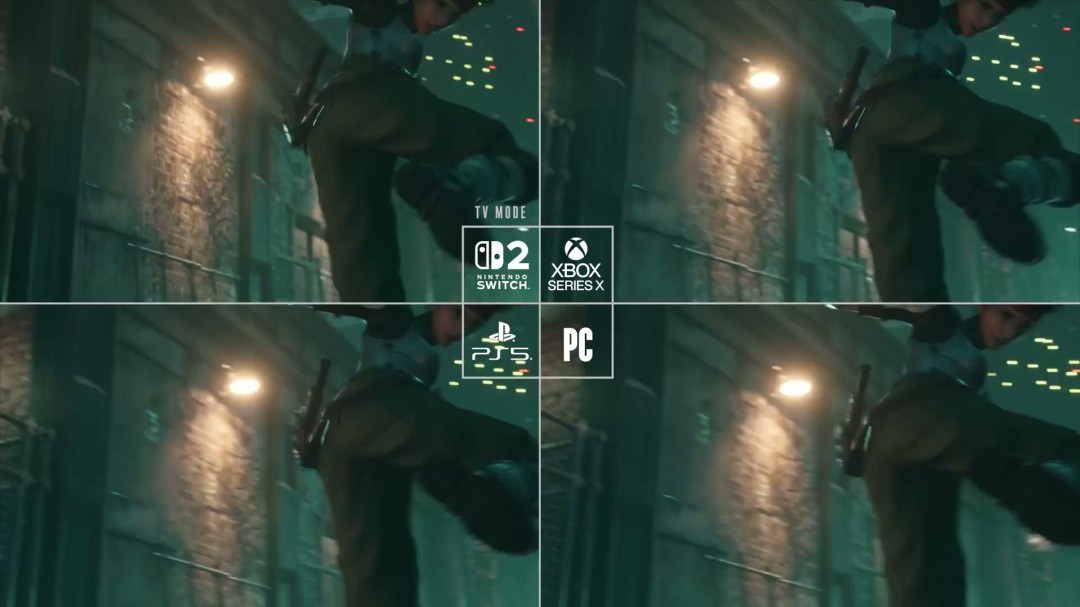 《最终幻想7:重制版Intergrade》多平台画面对比:Switch 2、PC、PS5 谁更胜一筹?