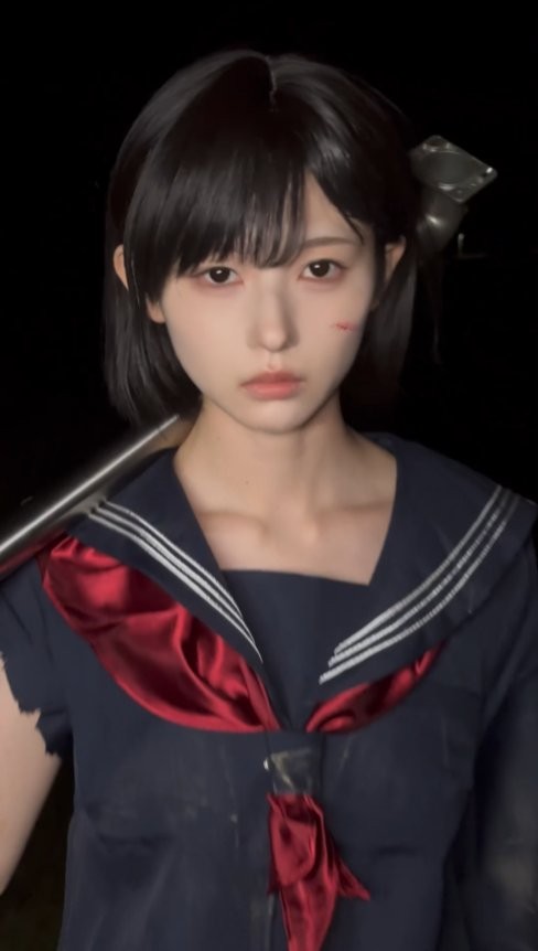 绝美神还原!日本Coser完美复刻《寂静岭f》深水雏子惊艳背影