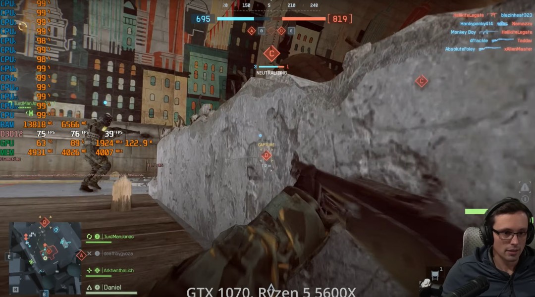 "《战地6》神优化!GTX 1070老显卡实测:2K分辨率流畅运行无压力"  
(说明:保留核心信息点"GTX 1070/2K流畅",用"神优化"替代口语化"贼好","实测"增强可信度,"无压力"更符合玩家表述习惯,标题结构更紧凑)