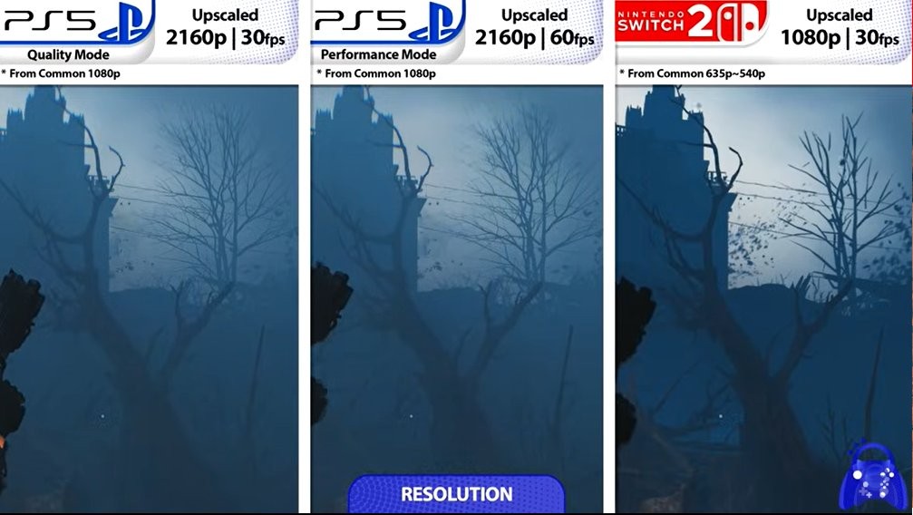 《时间旅者：重生曙光》画面对比：PS5版光照细节大幅缩水，Switch2表现如何？