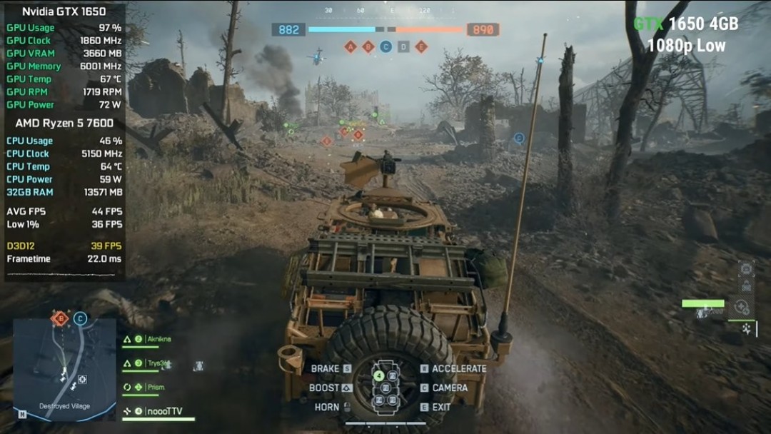 各档次显卡实测《战地6》:帧数远超预期,三帧电竞不玩梗!