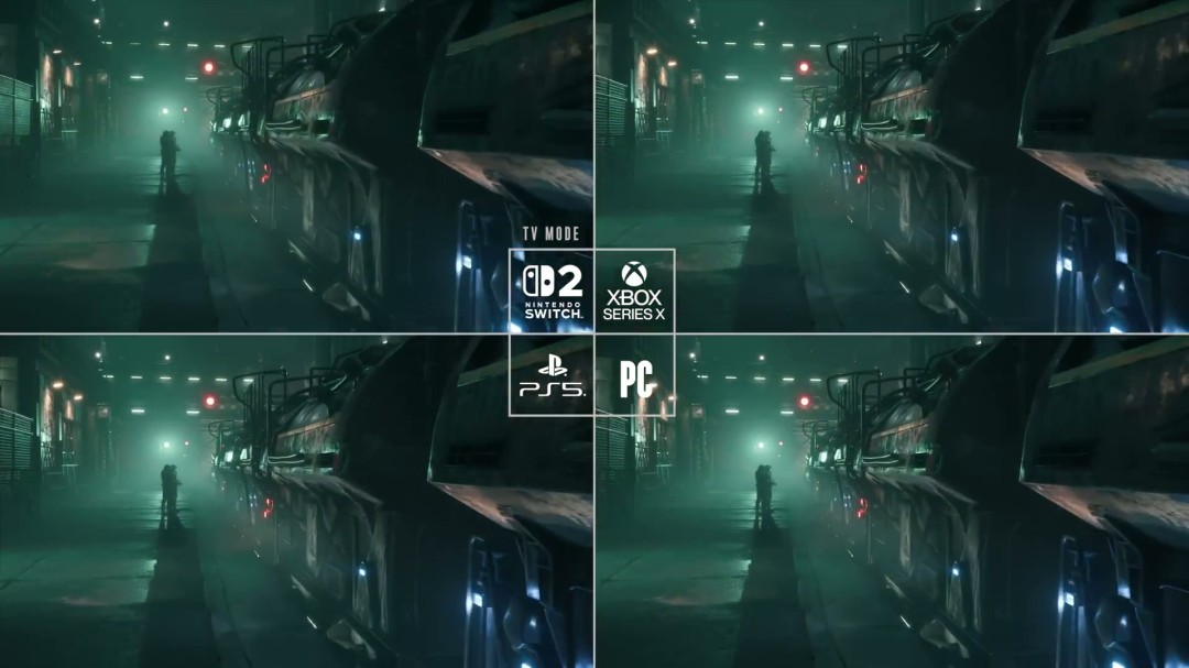 《最终幻想7:重制版Intergrade》多平台画面对比:Switch 2、PC、PS5 谁更胜一筹?