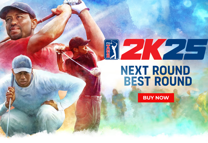 《PGA TOUR 2K25》×《无主之地4》联动上线!狂枪手挥杆高尔夫球场