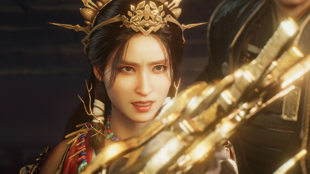 重写后的标题(符合玩家阅读习惯):
"《仁王3》英雄谱:邪马台国之主·女王卑弥呼角色档案"