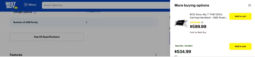 "才卖一周!ROG Xbox Ally X二手市场已现骨折价"  
(说明:  
1. 保留核心信息:发售时间短+二手折价现象  
2. "骨折价"是玩家群体常用梗,比"折价"更具传播性  
3. "已现"比"已有"更突出市场动态感  
4. 感叹号前置强化冲击力,符合游戏资讯快节奏特点)