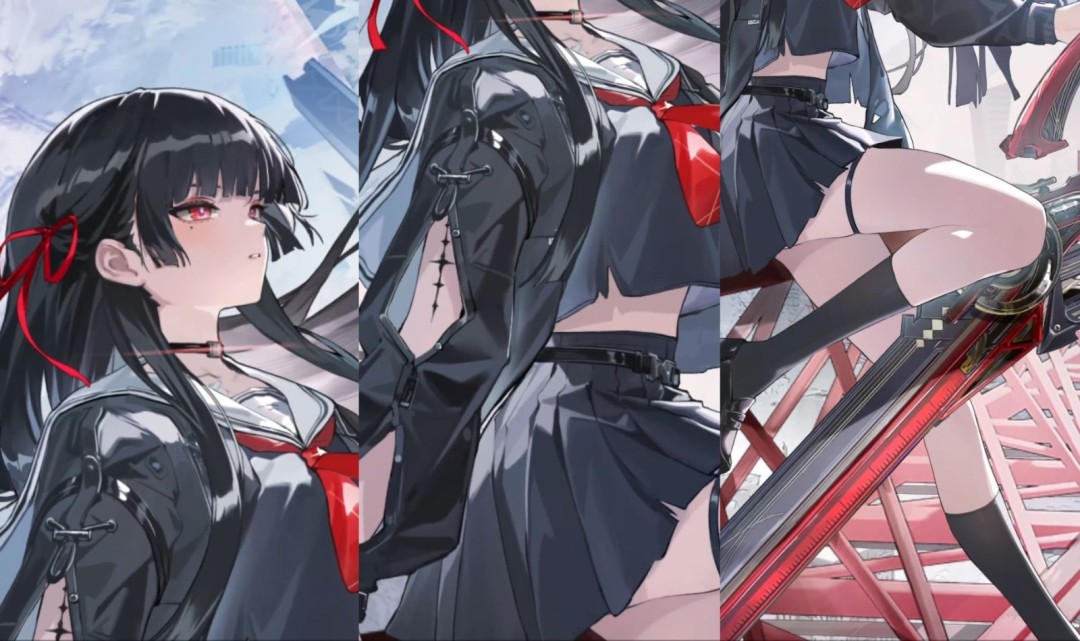 《鸣潮》新角色千咲立绘公开!黑长直JK少女惊艳亮相