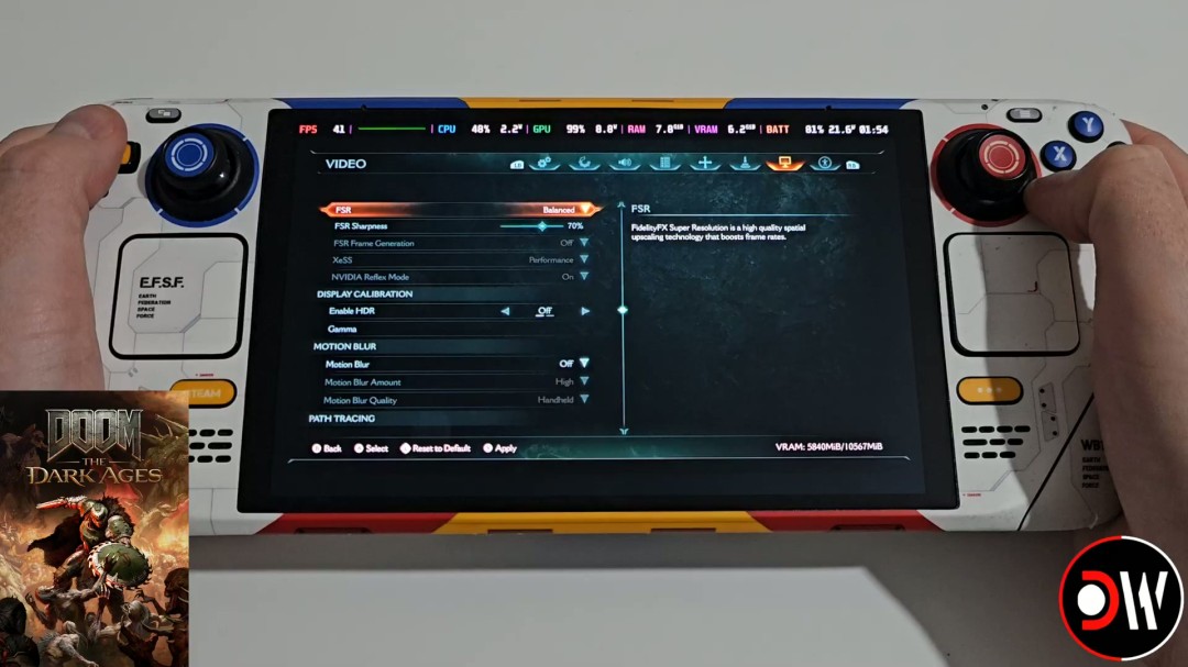 《毁灭战士:黑暗时代》现已通过Steam Deck认证!掌上开撕,随时畅玩!