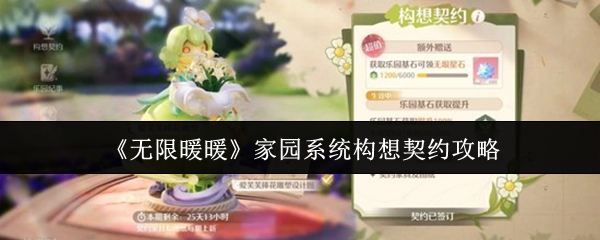 《无限暖暖》家园契约系统玩法构想 《无限暖暖》家园契约系统玩法构想