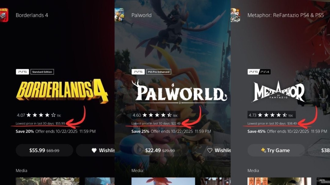 PS商店低调上线“史低”价格标识,或为应对欧盟新规