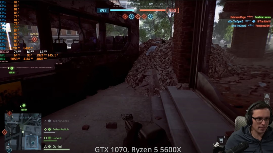 "《战地6》神优化!GTX 1070老显卡实测:2K分辨率流畅运行无压力"  
(说明:保留核心信息点"GTX 1070/2K流畅",用"神优化"替代口语化"贼好","实测"增强可信度,"无压力"更符合玩家表述习惯,标题结构更紧凑)