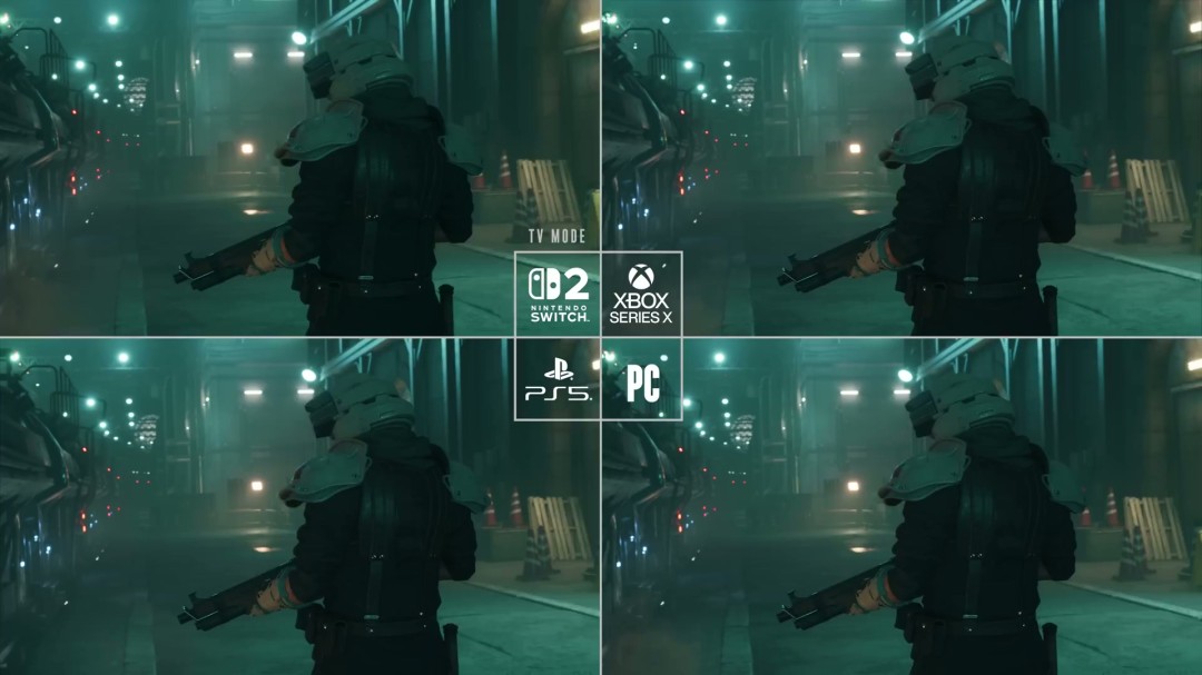 《最终幻想7:重制版Intergrade》多平台画面对比:Switch 2、PC、PS5 谁更胜一筹?