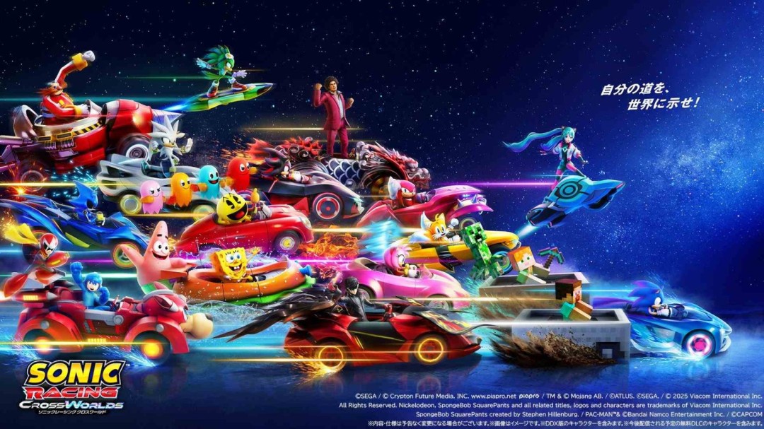 《索尼克赛车》×P5R梦幻联动!JOKER飙车参战,全新赛道狂飙开启!