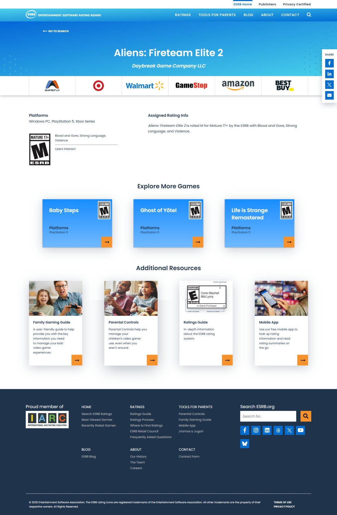 《异形:火力小队2》评级泄露!ESRB已过审,年内震撼来袭