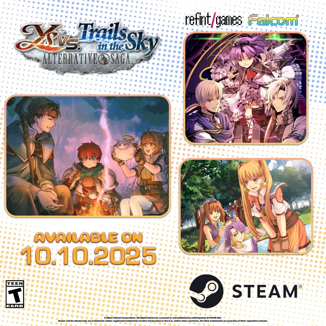 《伊苏vs空之轨迹》最新对战PV公开！10月10日热血开战