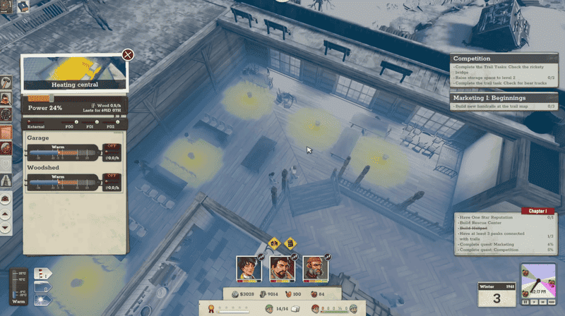 在雪山之巅谱写你的故事:《覆雪之上》—— 动态世界中的生存经营之旅