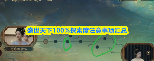 《盛世天下》100%探索度全攻略与注意事项