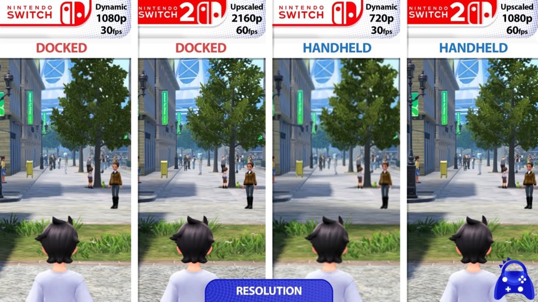 《宝可梦传说Z-A》跨世代画面对比！Switch两代机型实机效果一览