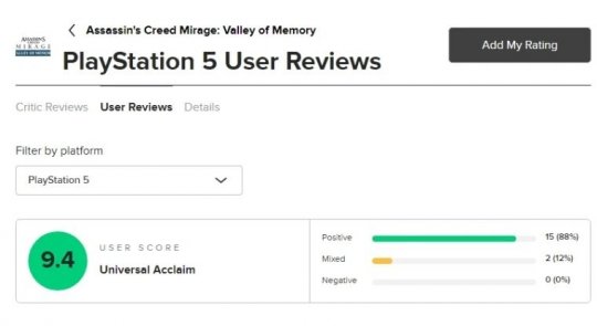 意料之外!《刺客信条:幻景》DLC好评如潮