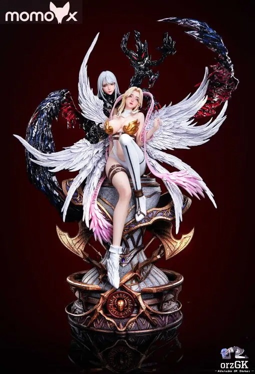 《数码宝贝》天女兽VS妖女兽手办:双女神造型惊艳,身材还原度超高! 《数码宝贝》天女兽VS妖女兽手办:双女神造型惊艳,身材还原度超高!