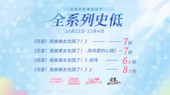 《完蛋!我被美女包围了!》迎来史低折扣!心动暴击💘不止打折,更可享受折上折优惠!