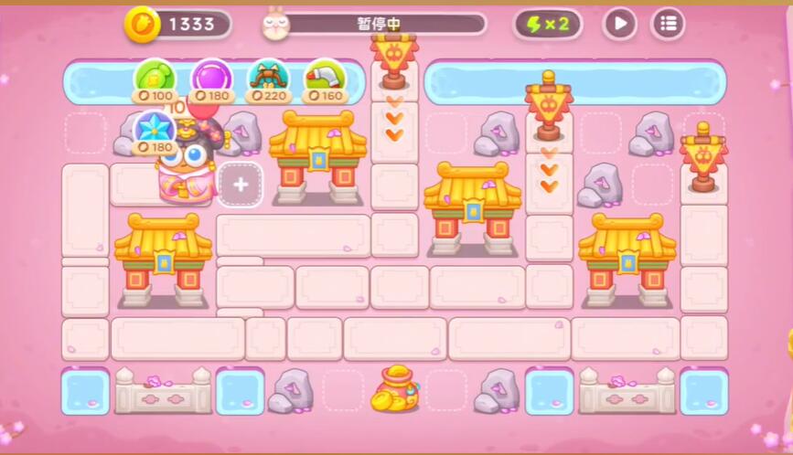保卫萝卜4秋妃传第61关攻略