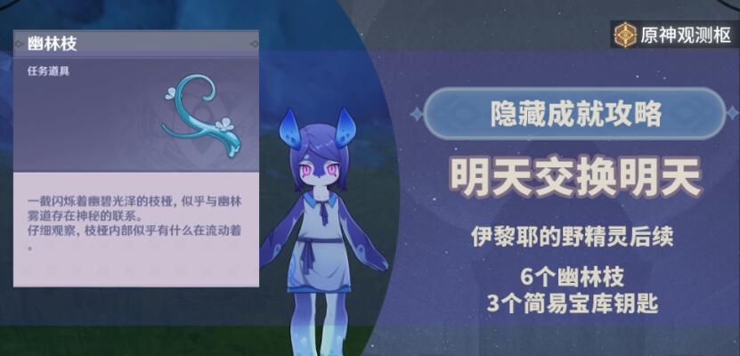 原神幽林枝在哪