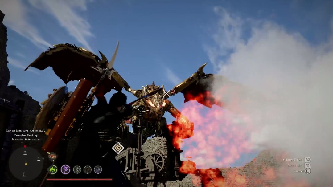 《红色沙漠》曝9分钟实机演示!玩家激战机械黄金巨龙 《红色沙漠》曝9分钟实机演示!玩家激战机械黄金巨龙