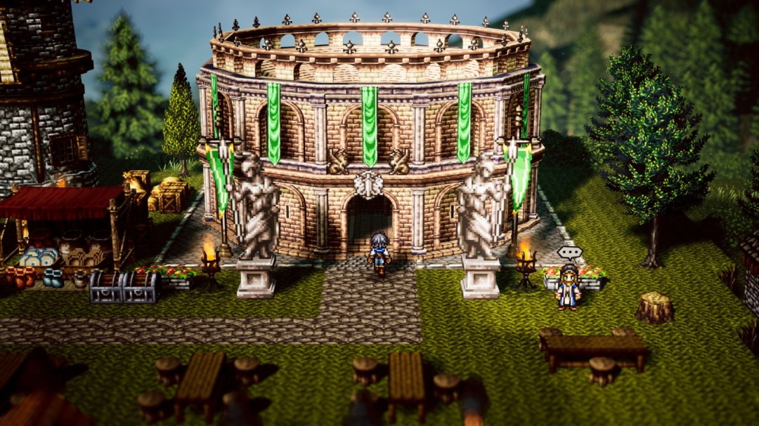 《歧路旅人2》最新情报曝光!角色与场景设施全解析