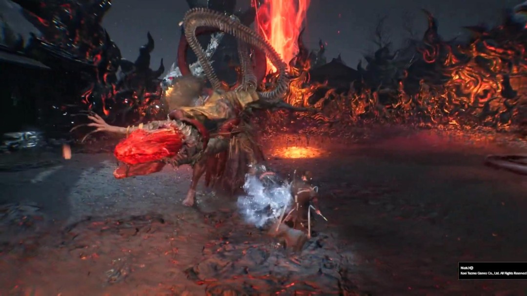 《仁王3》震撼实机演示曝光!终极Boss蛇骨婆战力爆表,玩家直呼难到逆天