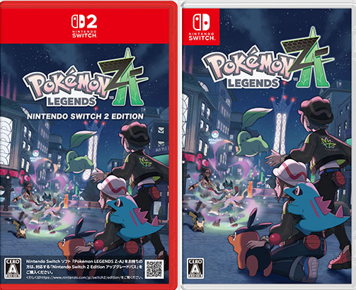 《宝可梦传说 Z-A》发售首周狂销580万份！Switch双版本销量平分秋色